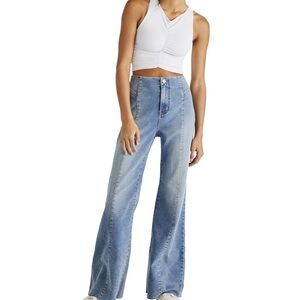 Free People Curvy Wild Honey Jeans